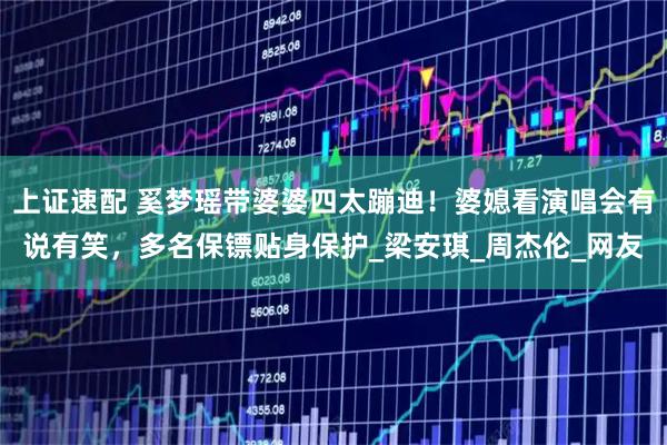 上证速配 奚梦瑶带婆婆四太蹦迪！婆媳看演唱会有说有笑，多名保镖贴身保护_梁安琪_周杰伦_网友